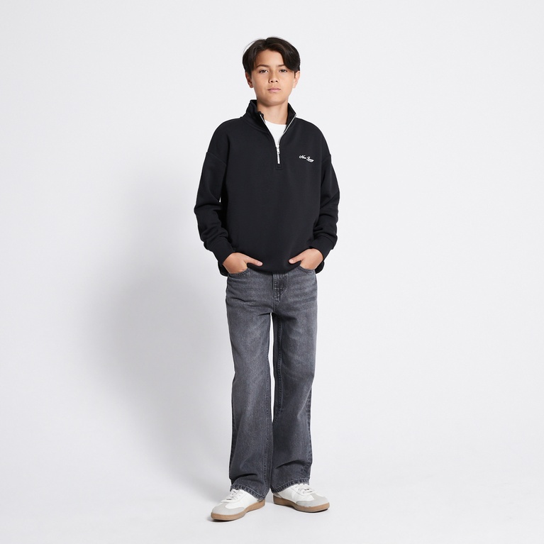 Half-zip sweatshirt "Clarkson" Black 2